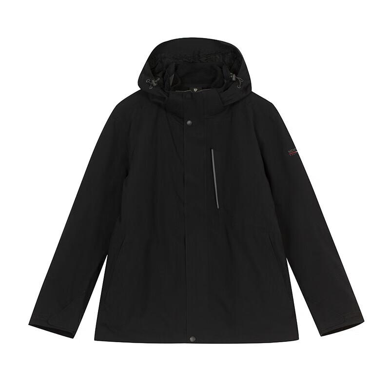 NORTHLAND Men's 3-in-1 Hooded Fleece-Lined Jacket