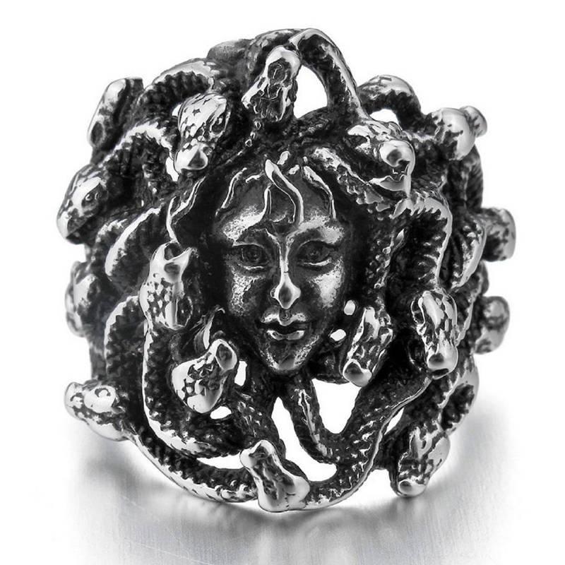Retro Men's Snake Girl Trendy Men's Domineering Ring Ring