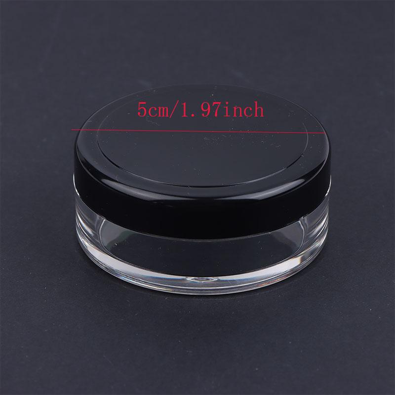 5G Portable Plastic Powder Box Empty Loose Powder Pot With Sieve Powder Puff Cosmetic Sifter Loose Jar Travel Makeup Container