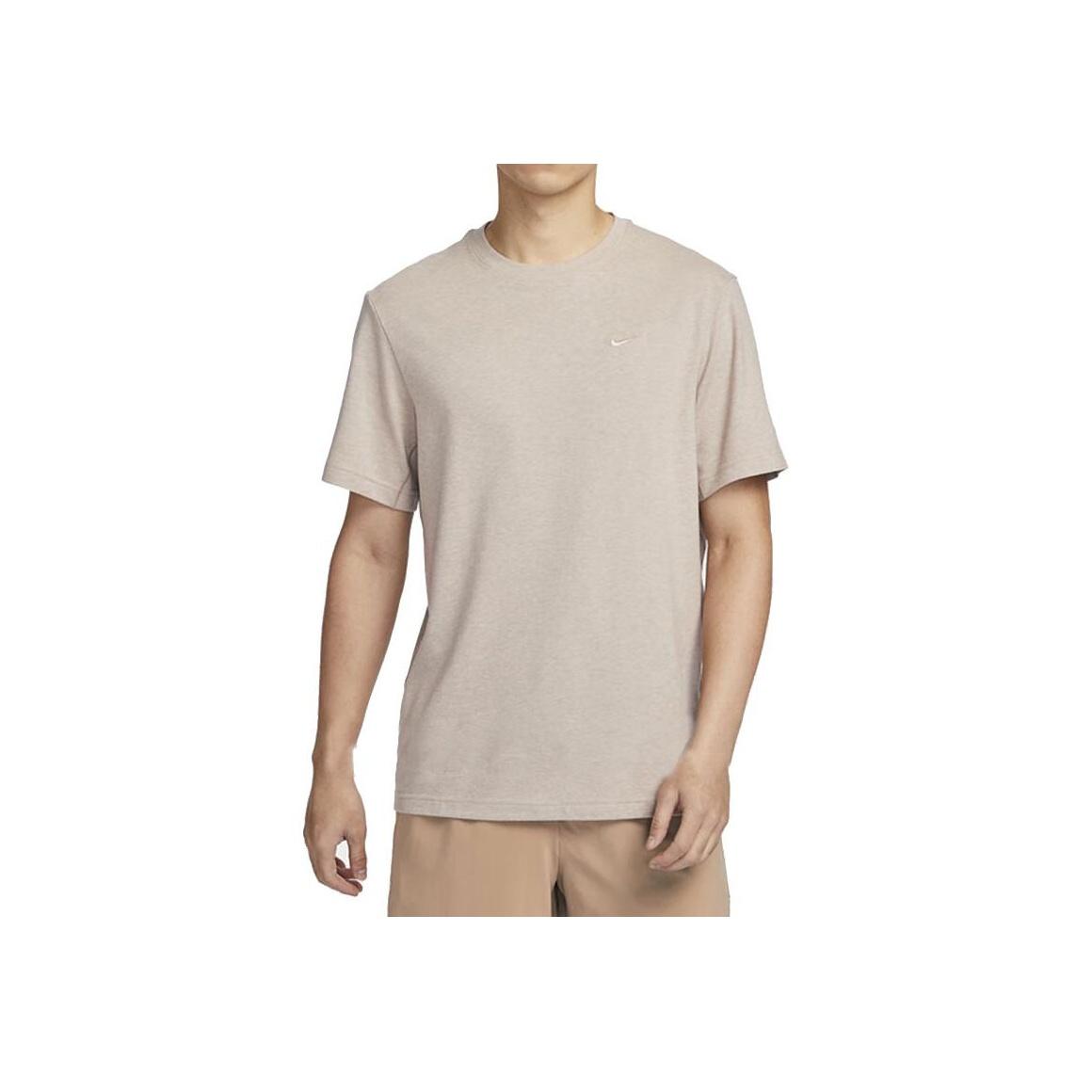 

Nike Quick-Dry Solid Color Sports Casual Crew Neck Short Sleeve T-Shirt Men Tops Khaki DV9832248 S