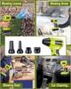 Power Tool Accessories Brushless Turbo Blower for Ryobi 18V Battery Violent Air Gun Handheld Fan Computer Keyboard Cleaning Tool