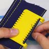 Clip-On Sewing Ruler Edge Stitch Lock And Sewing Gauge Quilting Template with 1.5mm 2mm 3mm 4mm Spacing Hand Sewing Tool for Even
