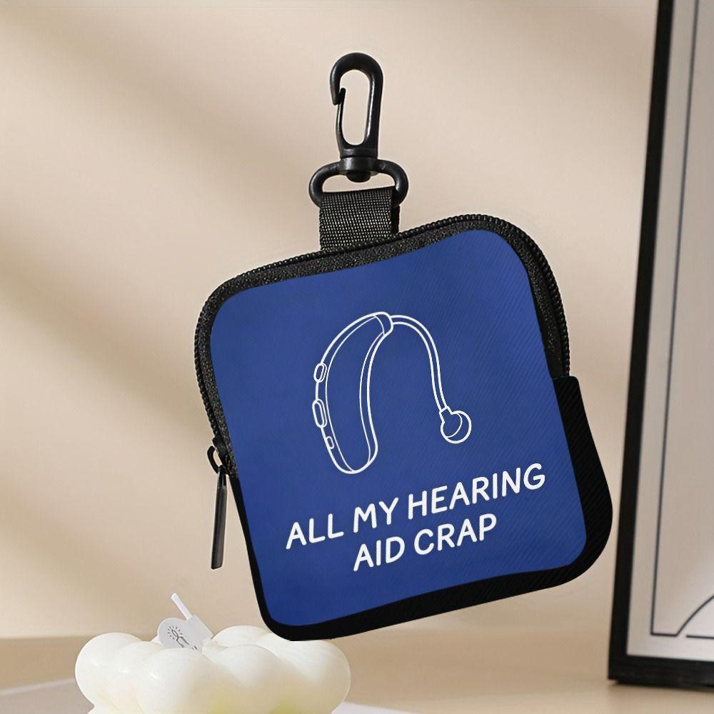 Trendy Mini Coin Purse Water-resistant PVC Earphone Bag Portable Lightweight Wallet Friends Gift