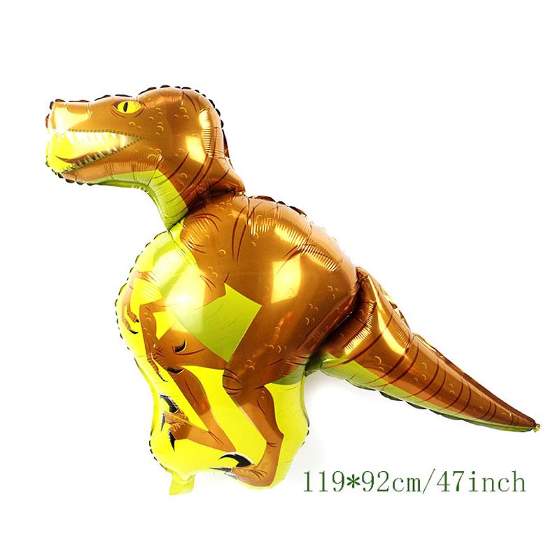 Aluminum Foil Walking Dinosaur Balloon Jungle Children'S Animal Birthday Party Decorated Jurassic Dinosaur Toy