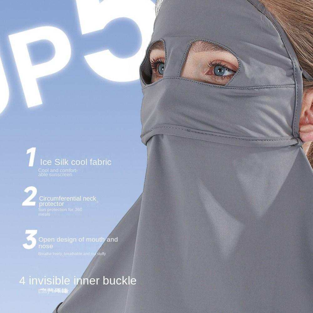 Face Cover Women Summer Sunscreen Mask Sun Proof Bandana Riding Mask Outdoor