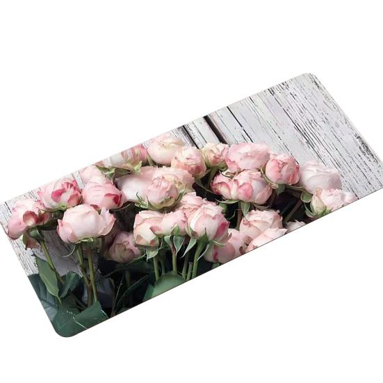 Mouse Pad Large with Non-Slip Printed Desk Floral Pattern Mat Diatom Mud