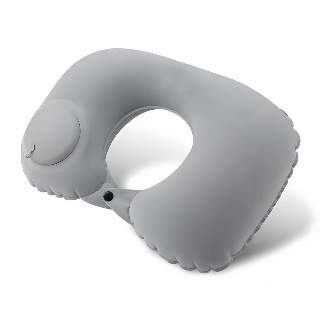 1/1PC Portable Foldable Inflatable Pillow Light Travel Neck U-Shape Pillow Car Airplanes Multifunction Neck Waist Support Cushio