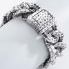 Chunky 30MM Cuban Link Chain Bracelet for Man Hip Hop Stainless Steel Jewelry Durable Gifts for Men Vintage Accessory Wholesale