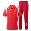 Men's Ice Silk Quick-Dry Polo Shirt & Shorts - Summer Sport Casual Set