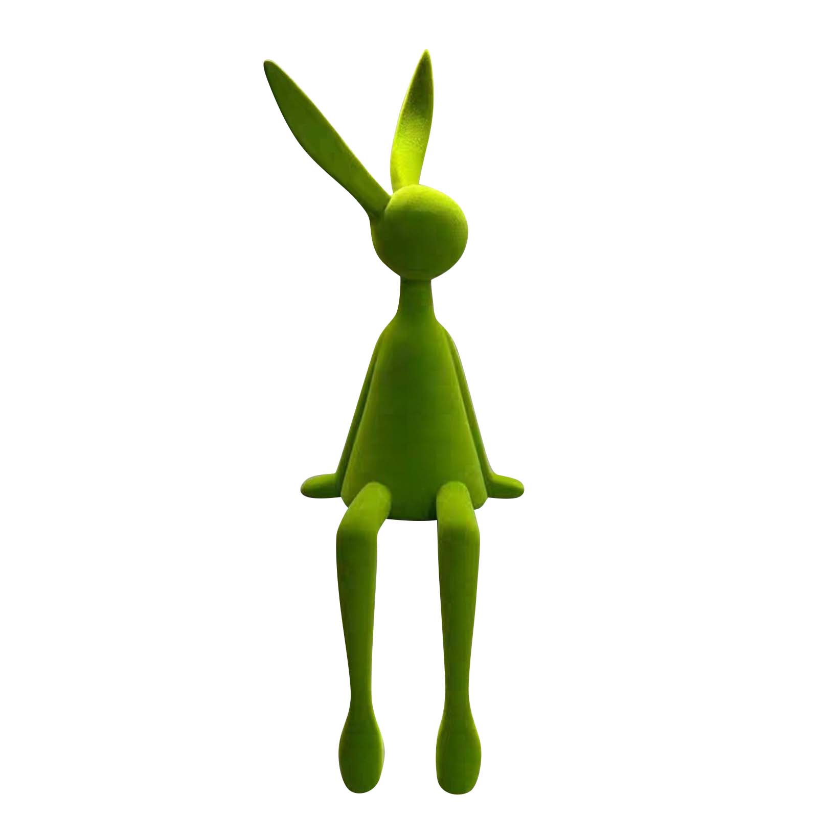 Plush Sitting Bunny Soft Stuffed Animal Toy with Long Legs and Ears for Home Decor and Collectible Display L13xW12xH37cm
