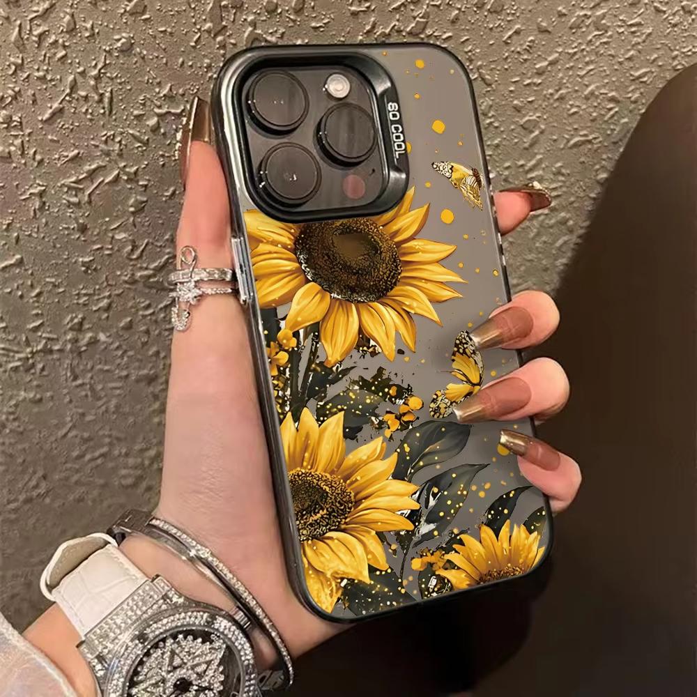 Colorful Flowers Pattern Phone Case For Xiaomi Mi Poco X6Pro X6 X7 X5 Pro Mi Poco F7 F6 F5 Pro Hard Matte Cover