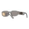 Versace [Available Prescriptions] Fashionable Irregular Sunglasses Unisex Couple Style Gray 2385659 VE4361311/6G-Gray 53