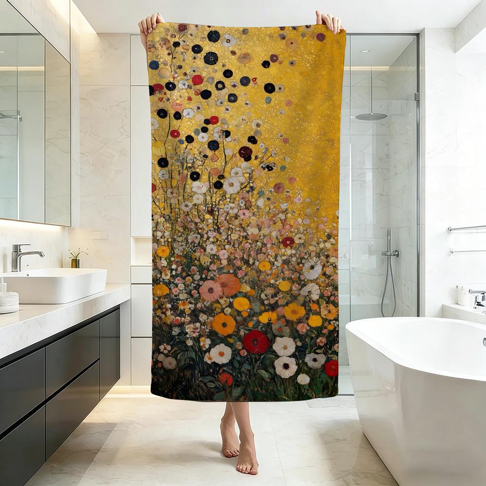 Artistic K-Klimt StyleS Towel Five-Star Hotel Quality Eco-Friendly Ultra Soft Thick Towels & Beach Towels