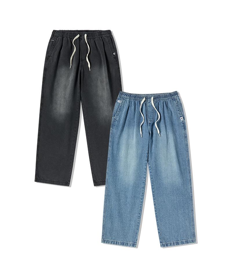 Life Work Unisex L2 Full Elastic Washed Denim Pants