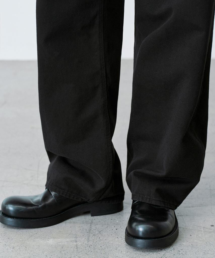 Beulaendideu 1765 Soft Black Jeans [Extra Wide Straight]