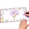 Stylish 3D Popup Paper Card Bright 3D Flower House Popup Card Elegant Moving Gift for Friend and Family