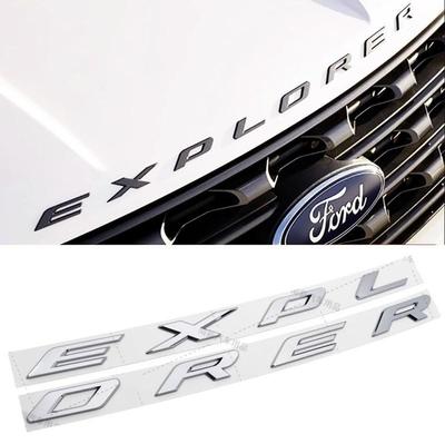 1 Set OEM for Ford Explorer Letters Hood Trunk Tailgate Emblem Badge NAMEPLATE Stickers 8 Letters