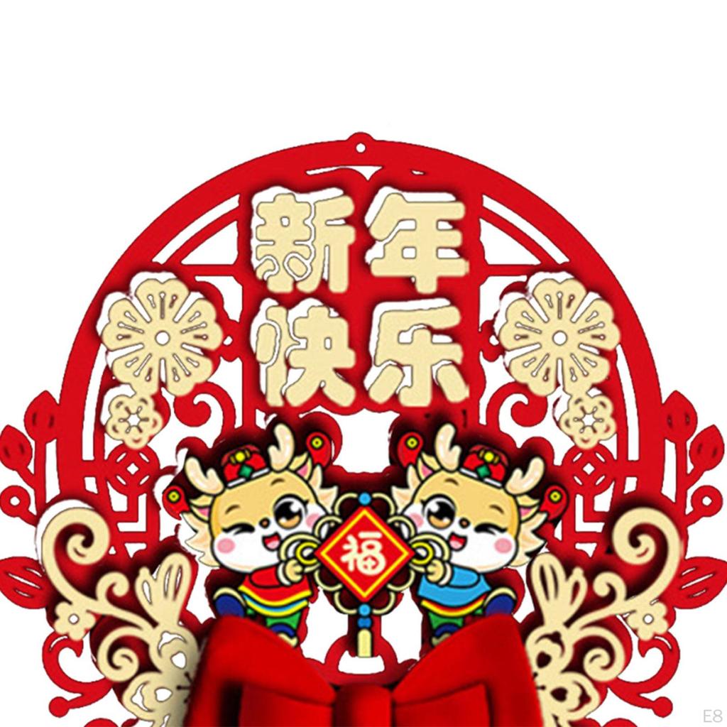 Ornament suspendat pentru anul chinezesc, decor ușor, pandantiv pentru festivalul de primăvară, aspect pentru