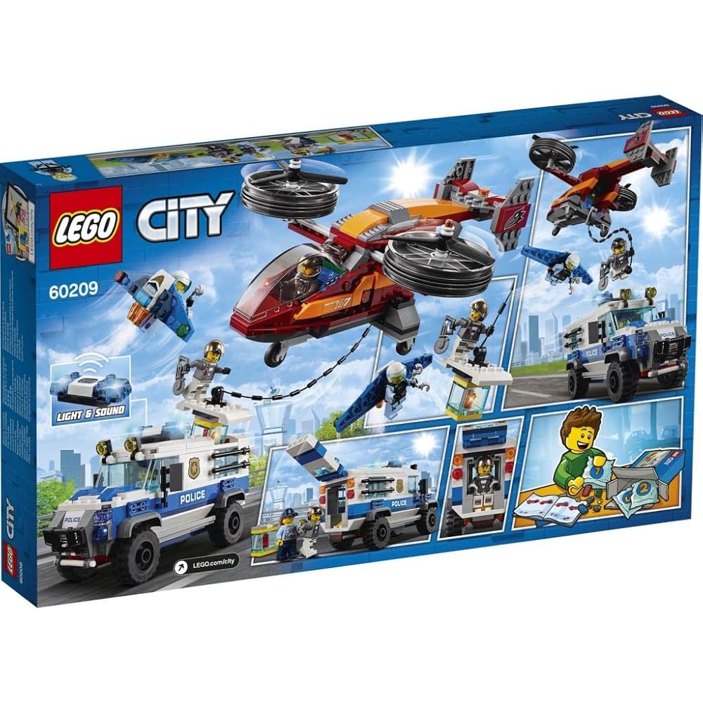 LEGO City Diamond Heist 60209 Building Blocks Toy for Boys with Car