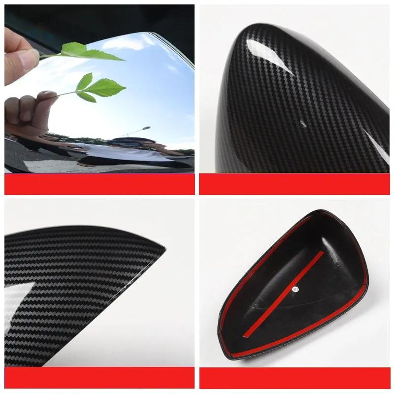 ABS Car Rearview Mirror Cover Side Wing Cap Shell Case Trims For Mazda 3 BP Axela      2024 2025 Accessories