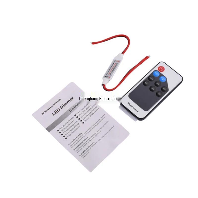 RF Wireless LED Strip Light Controller with 11-Key Remote
