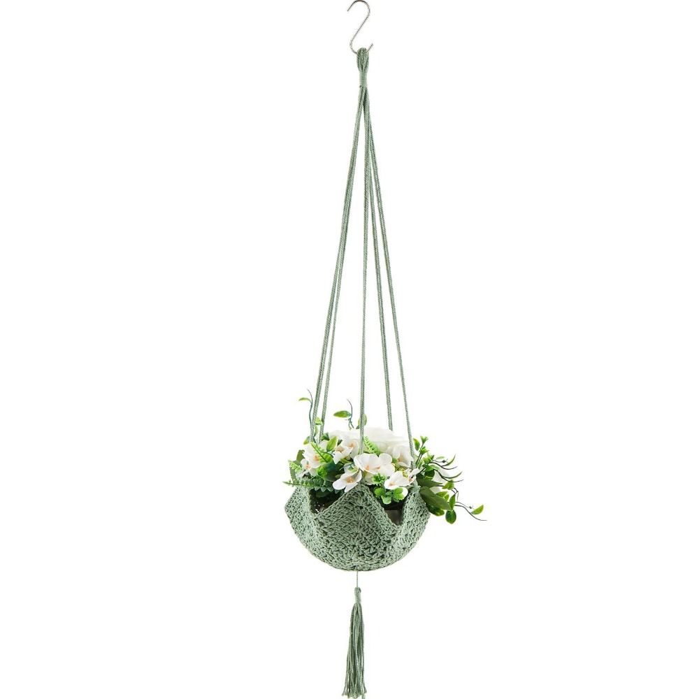 Sturdy Macrame Plant Hanger Handmade Flower Pot Hanging Planter Hanging Basket Indoor Outdoor
