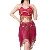 Bauchtanz Kostüm Set Bauchtanz BH Top Bauchtanz Rock Halloween Bauchtanz Outfits für Bühnenauftritte