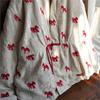 Johnature Women Vintage Jacquard Coats Spring Chinese Style Print Horse V-Neck Long Sleeve Coats