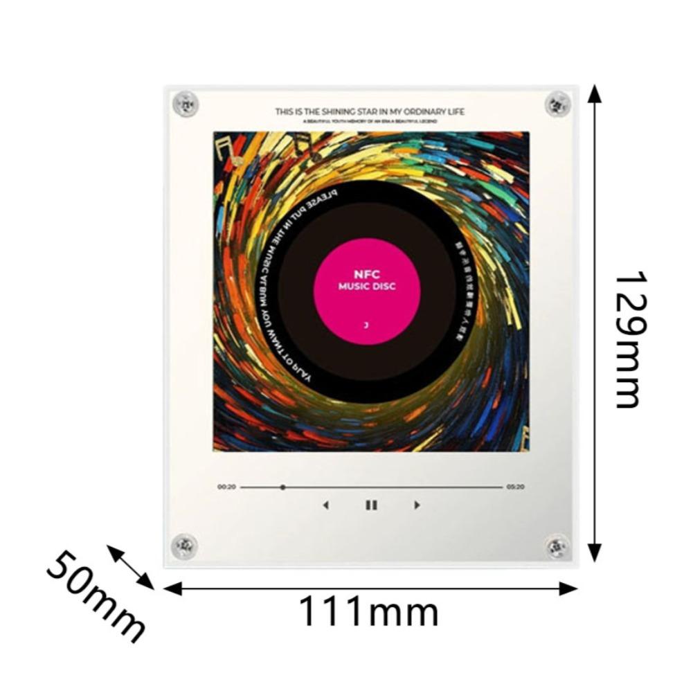 NFC Induction Fridge Magnetic Music Player With 9 discs & Night Light Automatic Play Music Refrigerator Sticker Creative Gift