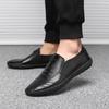 Mens Shoes Casual Leather Shoes Luxury  Men 'S Loafers Leather Soft Bottom Shoes For Men Sneakers Designer Shoes Man