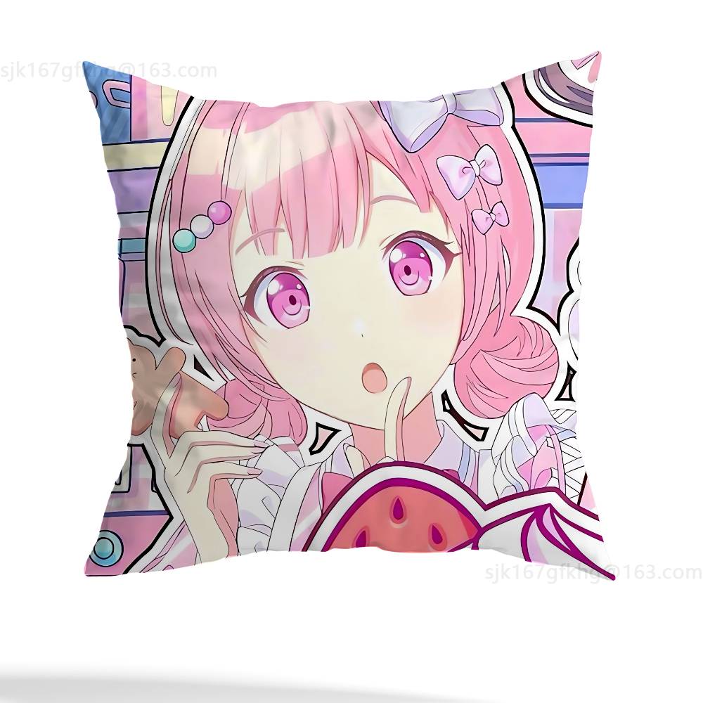 Anime P-PJSK Birthday Cosplay Pillowcase Casual Style Decoration, Suitable for Home Decoration (excluding Pillow Core)