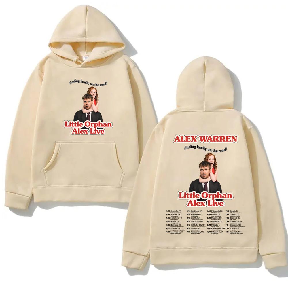 

Little Orphan Alex Live2026 Hoodie 2026 NEW High Quality Alex Warren Fleece Sweatshirt Website with Hooded Comfortable M хакі