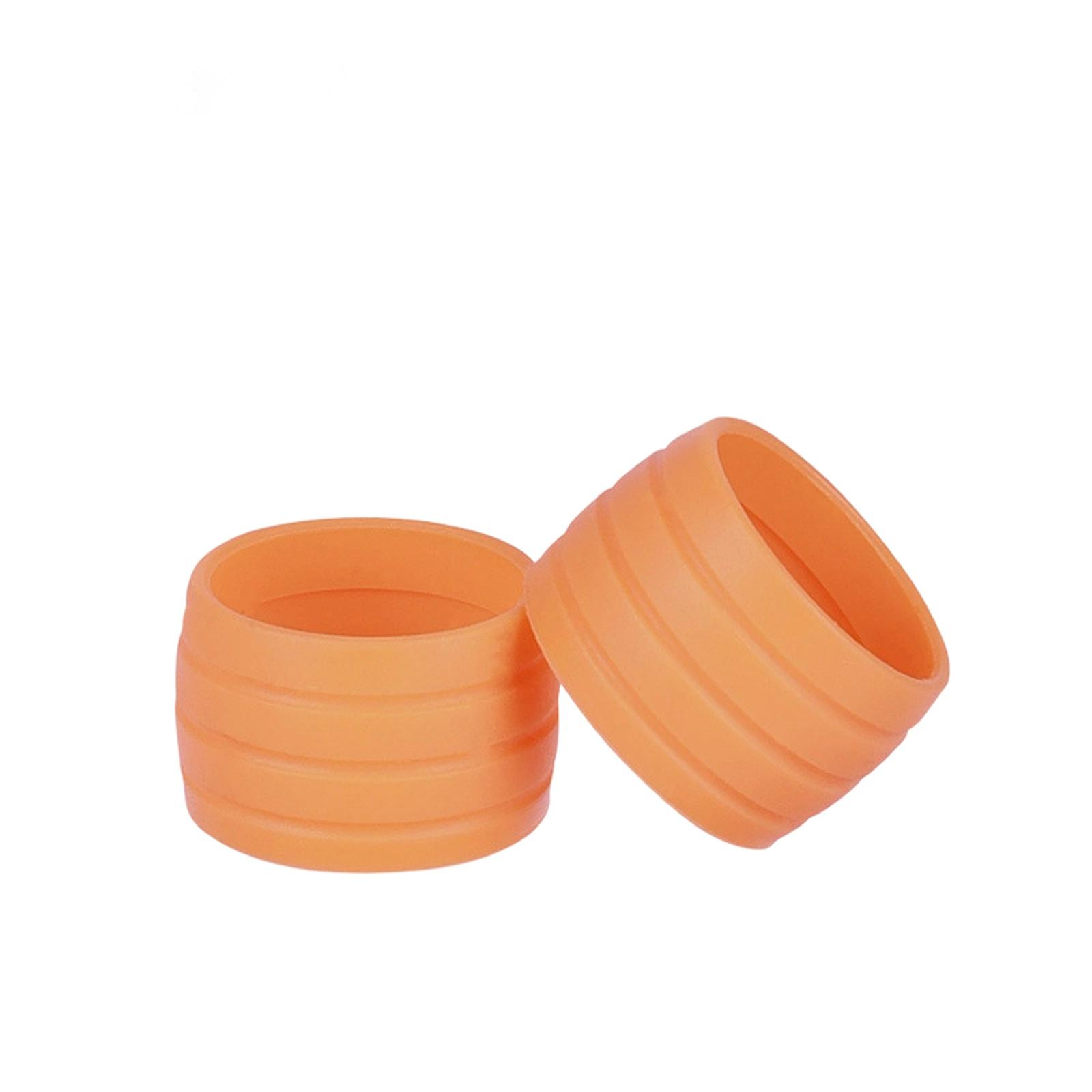 

Bike Silicone Elastic Strap Fixing AntiSkip Plugs Strap Loops for Road Bike Bar Tape, Small Size, Light Weight one size помаранчевий