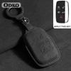 Car Key Case Cover For Land Rover Range Rover Evoque Discovery Sport Velar For Jaguar Xe Xf E-Pace F-Pace Suede Key Accessories