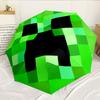 Pixelated Minecraft Character 8-Frame for Travel, Camping, Casual Lightweight Portable Umbrella, Essential for Every Family Holidays Birthday Gift