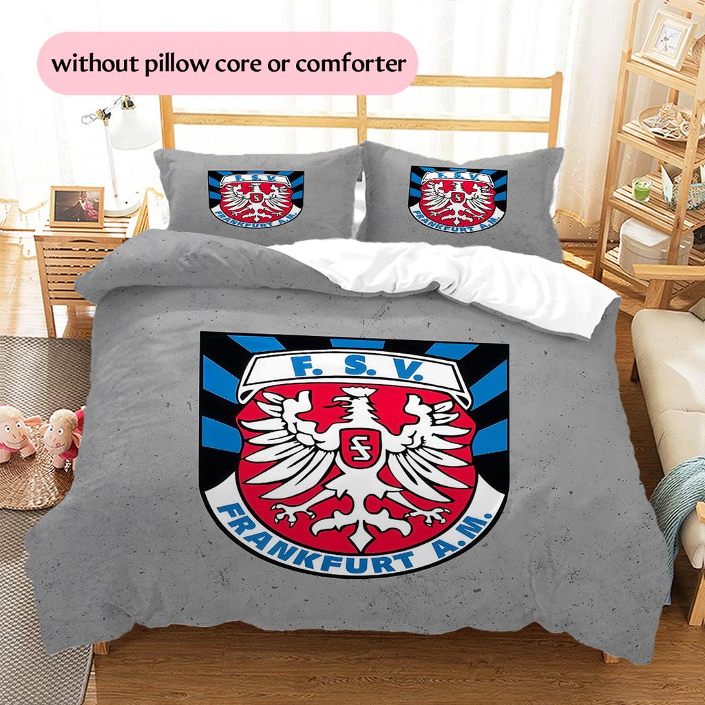 FSV Frankfurt Pattern Bedding Quilt Set  Home Decoration  Gift (1 * Duvet Cover + 2 * Pillowcase  Without Core).xwn