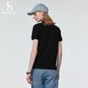 HAZZYS Women's PHIZ Series Three-Button Short-Sleeve Polo Shirt