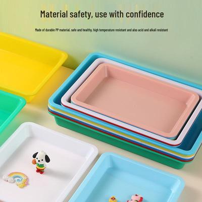 Multipurpose Plastic Tray: Cat Litter Box, Storage, Painting, & Experimental Use for Students