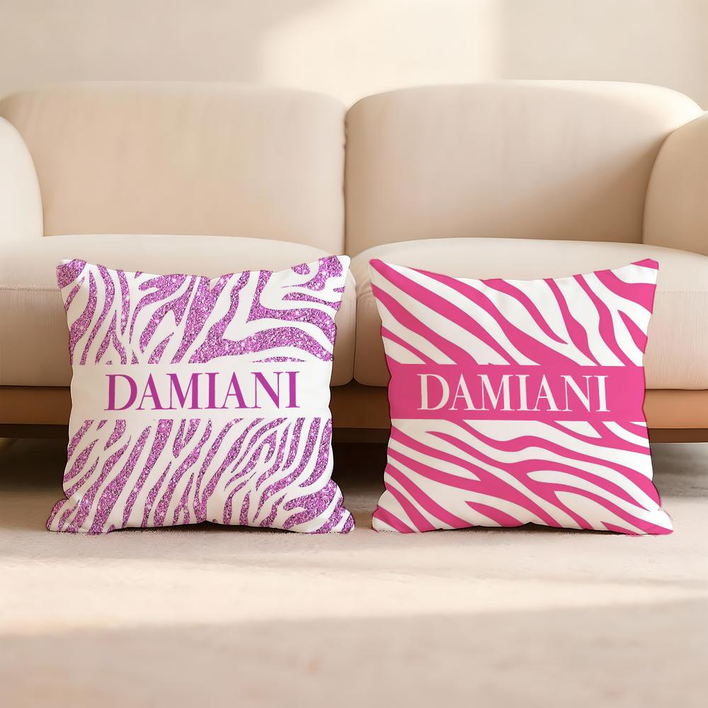 Italian Gorgeous D-Damiani Cushion Cover Home & Car Multi-Scene Pillow Cover - Reversible, Soft & Durable for Daily Use