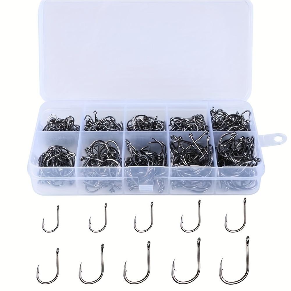100-Piece Fishing Hooks Kit - Complete Set for Catching Shellfish, Squid, Crucian, and Carp Essential Equipment