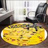 Pokemon Print Round Rug, Washable Floor Carpet, For Entryway Dorm Laundry Room Office Study, Home Decor Birthday Christmas Gift