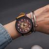 Mode Imitatie Hout Horloges Mannen Sport Horloges Lederen Band Quartz Polshorloges Unisex Goedkope Prijs Dropshipping Horloge Mannen