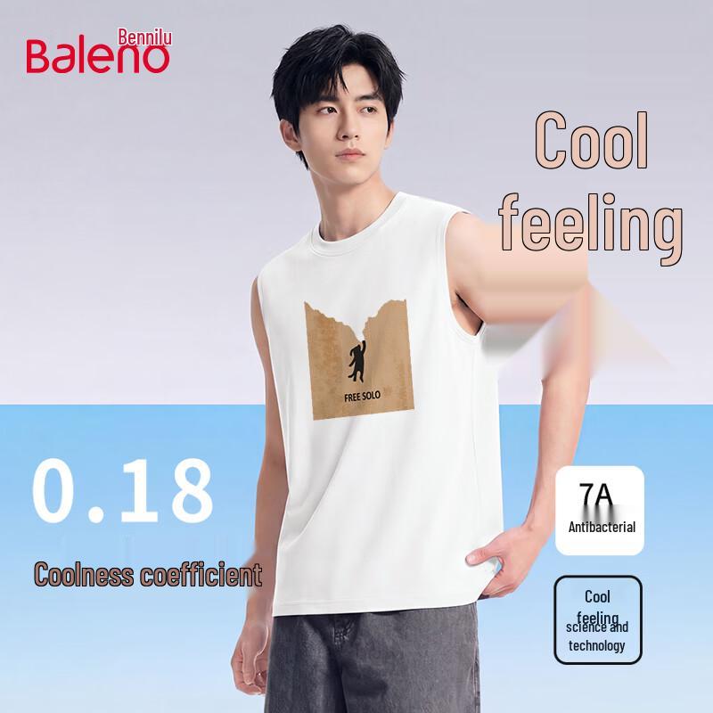 

Baleno Men s Climbing Dog Sleeveless Round Neck Tank Top 3XL