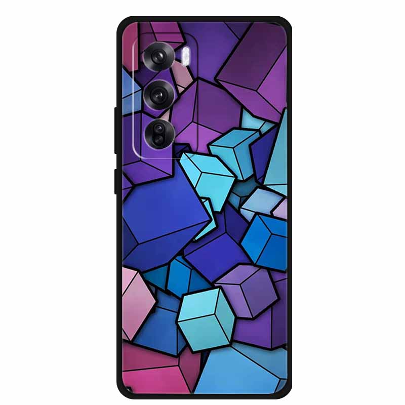 For Oppo Reno12 Pro 5G Cases Shockproof Phone Cover Soft Silicone Fashion Cool Cases for OPPO RENO 12 PRO CPH2629 Bumper Coque