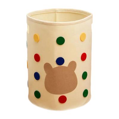 Laundry Hamper Basket Bedroom Barrel College Dorm with Handles Clothes Storage Felt