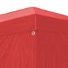Party Tent 900 X 300 X 255 Cm Red PE and Steel