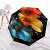 1pc Floral Abstract Automatic Open/Close Umbrella Compact Folding Umbrella, All-Season Portable Umbrella for Women/Men F1124243