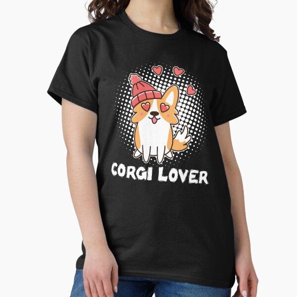 Dog Design Corgi Lover cute funny Gift Classic T-Shirt