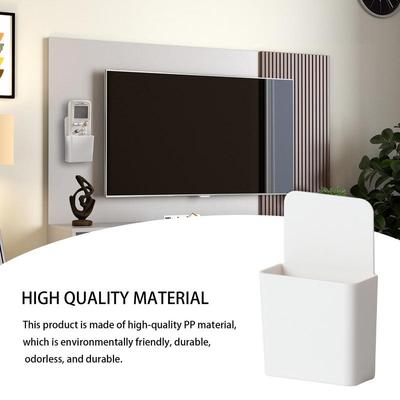 Room Organizer Wall Shelf Key Sundries Storage Rack Remote Holder No Punching Hotel Office Wall Storage Organization
