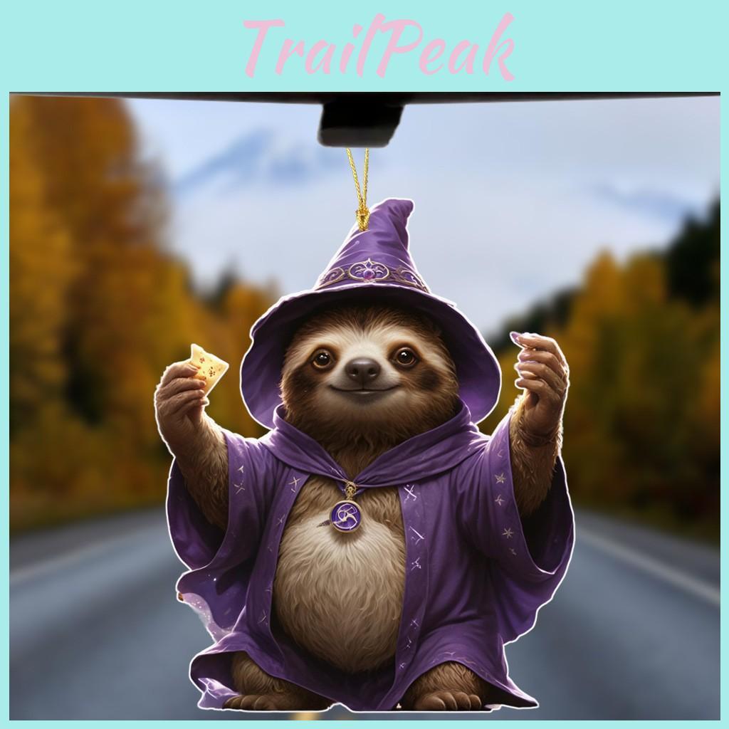 Cartoon Raccoon Cute Pattern Acrylic Pendant For Car Decoration Accessories